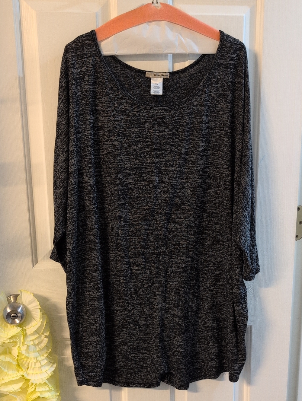 Black Quarter Sleeve Shirt